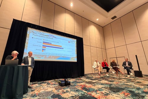 panelists speaking during ITI session at IMEX