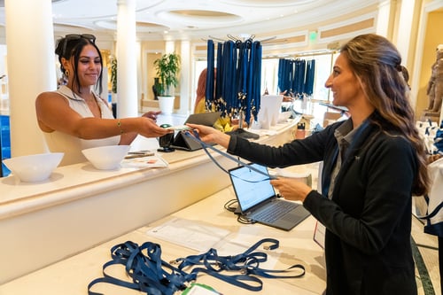 event attending checking in for event