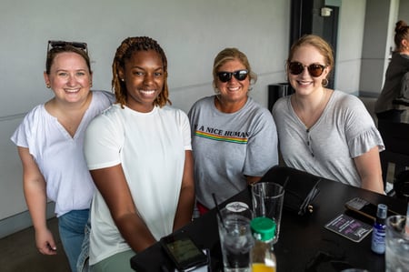 four smiling Bishop-McCann women