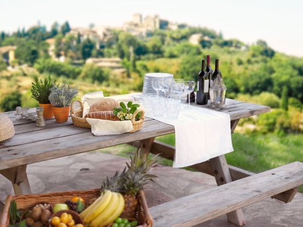 food in Tuscany, Italy