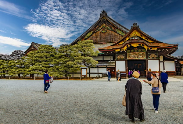 Nijo-jo Castle in Kyoto, Japan