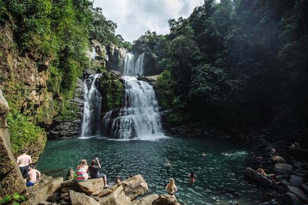 waterfall in Costa Rica