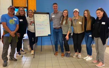 Group of volunteers at The Humane Society