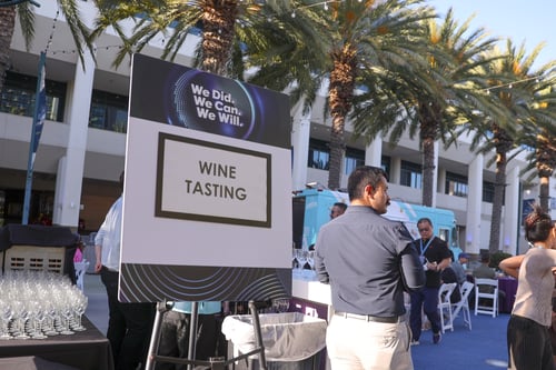 wine tasting immersive event