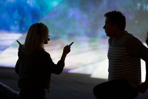 pre-show direction from stage manager